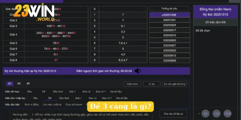 Đề 3 càng là gì?